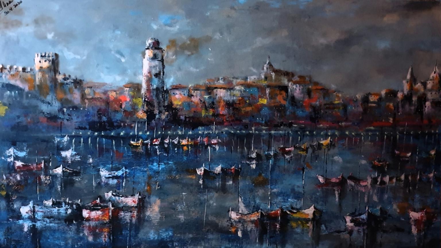 ArteDiAlina.com painting: Mediterranean colors